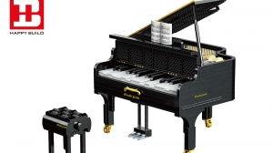 国产积木钢琴拼装视频,国产积木打造音乐梦想